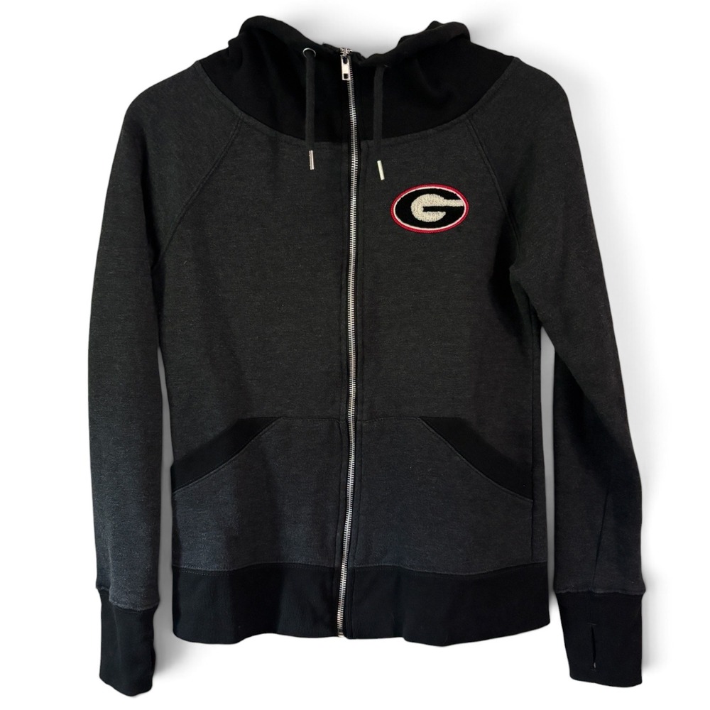 Colosseum Georgia Bulldogs Jacket Womens M UGA Full Zip Game Day Dawgs Tailgate